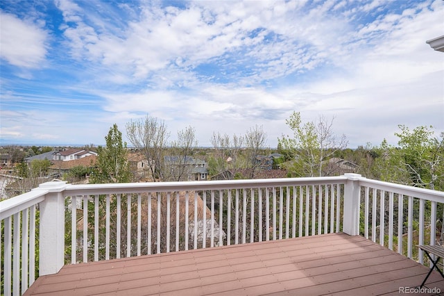 2749 Pemberly Ave, Highlands Ranch, CO 80126 - view of wooden deck