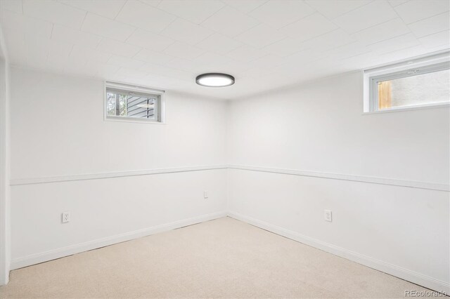 2989 S Corona St, Englewood, CO 80113 - basement featuring light colored carpet and baseboards