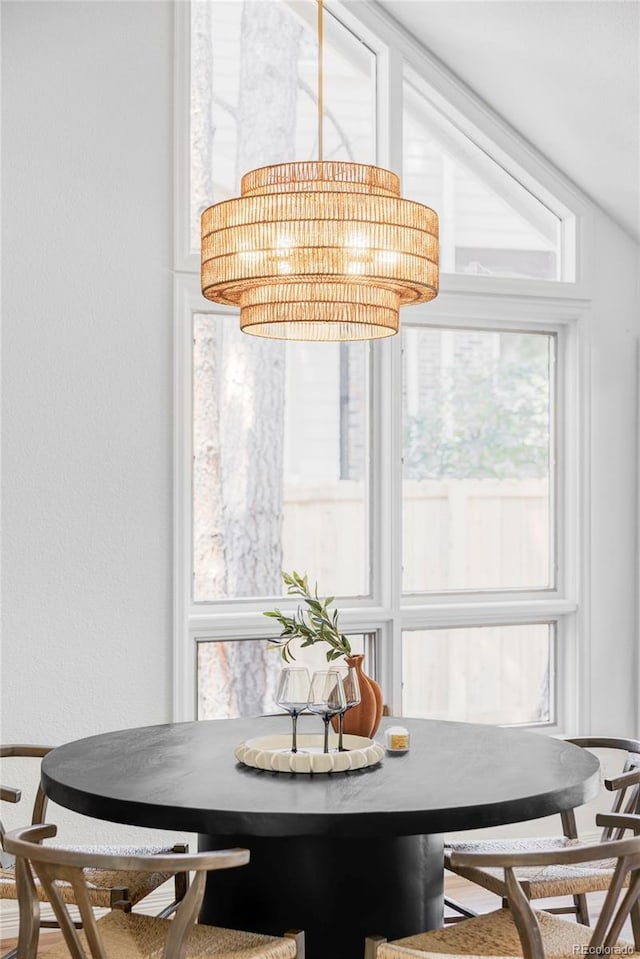 10953 E Crestline Ave, Englewood, CO 80111 - dining room featuring breakfast area and a chandelier