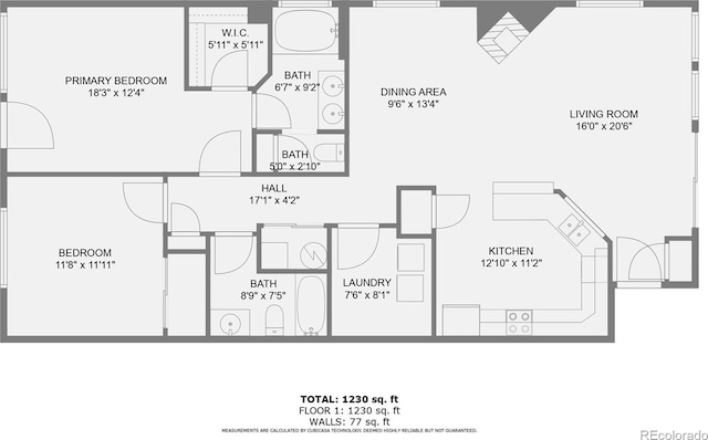 8900 Fox Dr Unit 1, Thornton, CO 80260 - view of floor plan / room layout