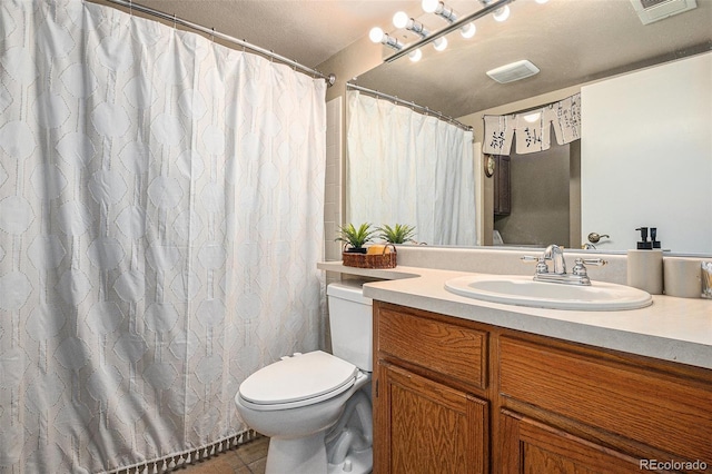 8600 E Alameda Ave Unit 21-208, Denver, CO 80247 - bathroom with vanity, tile patterned flooring, and a shower with shower curtain