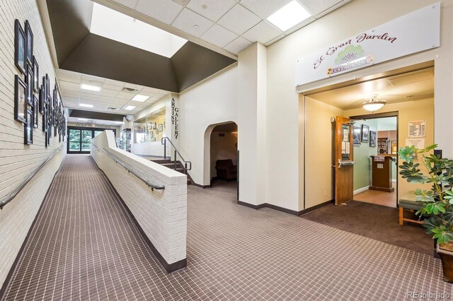 9625 E Center Ave Unit 5D, Denver, CO 80247 - building lobby with a paneled ceiling