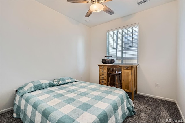 9679 Waco St, Commerce City, CO 80022 - bedroom featuring carpet, lofted ceiling, and ceiling fan