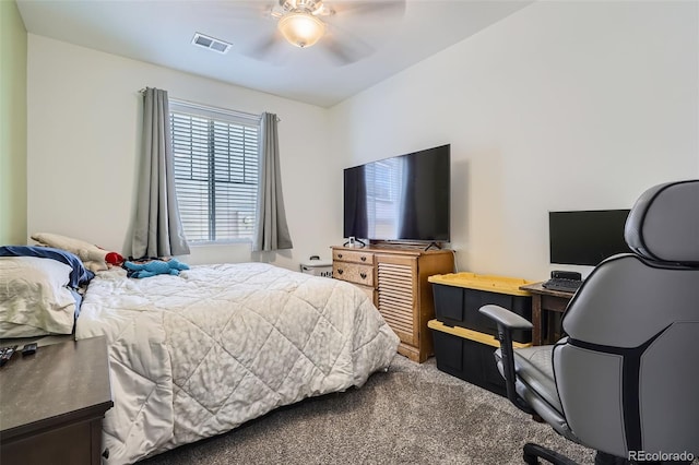 9679 Waco St, Commerce City, CO 80022 - carpeted bedroom featuring a desk and ceiling fan