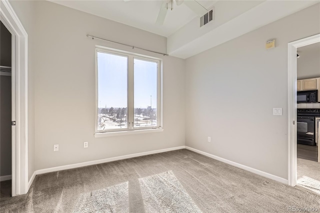 unfurnished bedroom with carpet floors