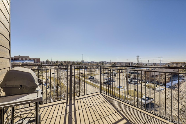 balcony with grilling area