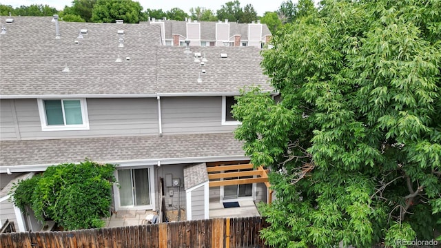 view of rear view of property