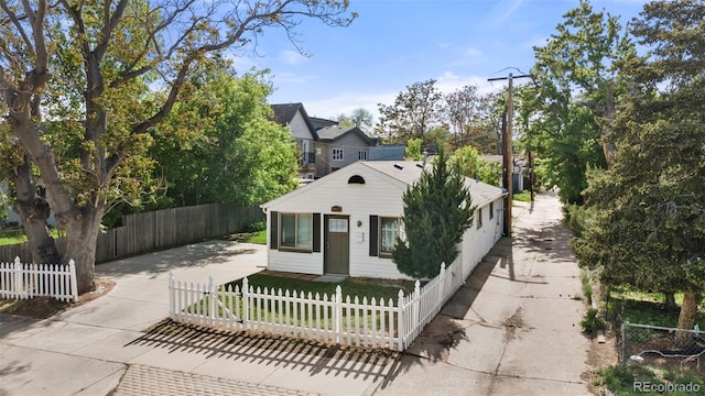 3925 Pecos St, Denver, CO 80211 - view of front facade with a fenced front yard