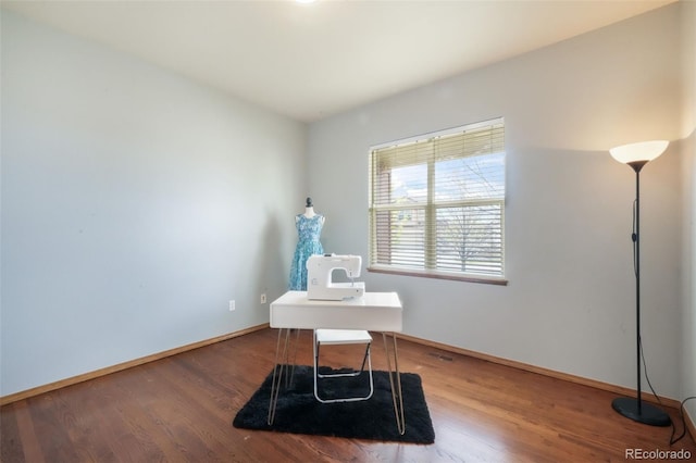 4197 Purple Plum Way, Colorado Springs, CO 80920 - office space featuring wood finished floors and baseboards