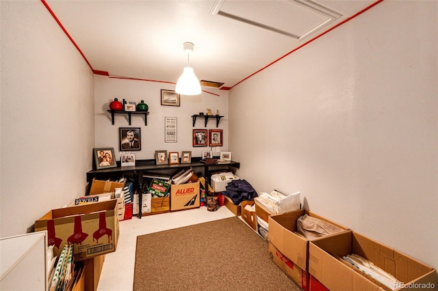 652 Dakota St, Kiowa, CO 80117 - office space featuring attic access