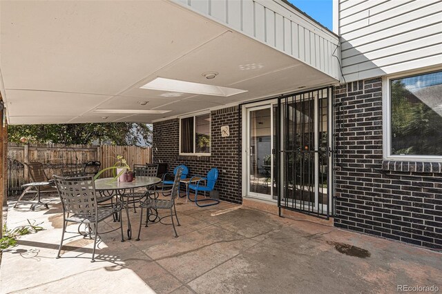 7622 E Nassau Ave, Denver, CO 80237 - view of patio with outdoor dining area