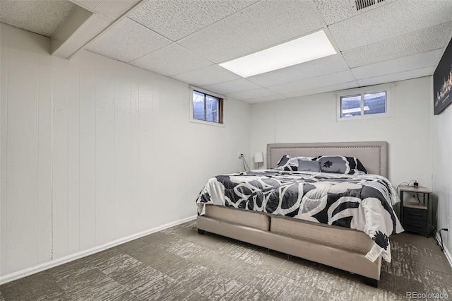 3180 Mowry Pl, Westminster, CO 80031 - carpeted bedroom with a drop ceiling