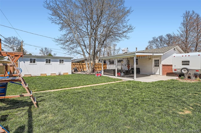 3180 Mowry Pl, Westminster, CO 80031 - exterior space with fence and a patio