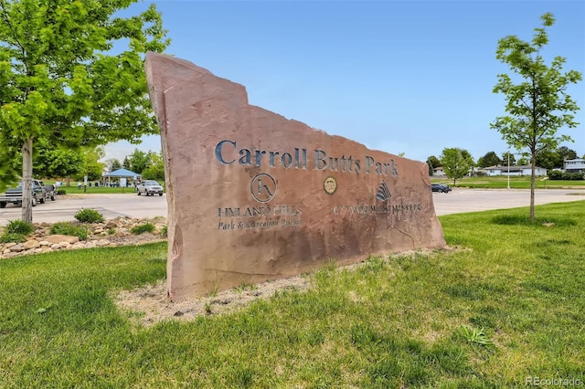 3180 Mowry Pl, Westminster, CO 80031 - community sign with a yard