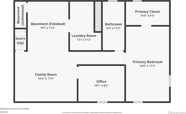 3180 Mowry Pl, Westminster, CO 80031 - floor plan
