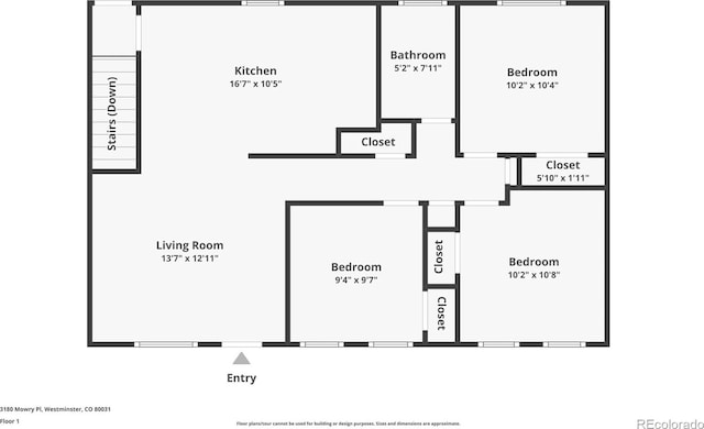 3180 Mowry Pl, Westminster, CO 80031 - floor plan