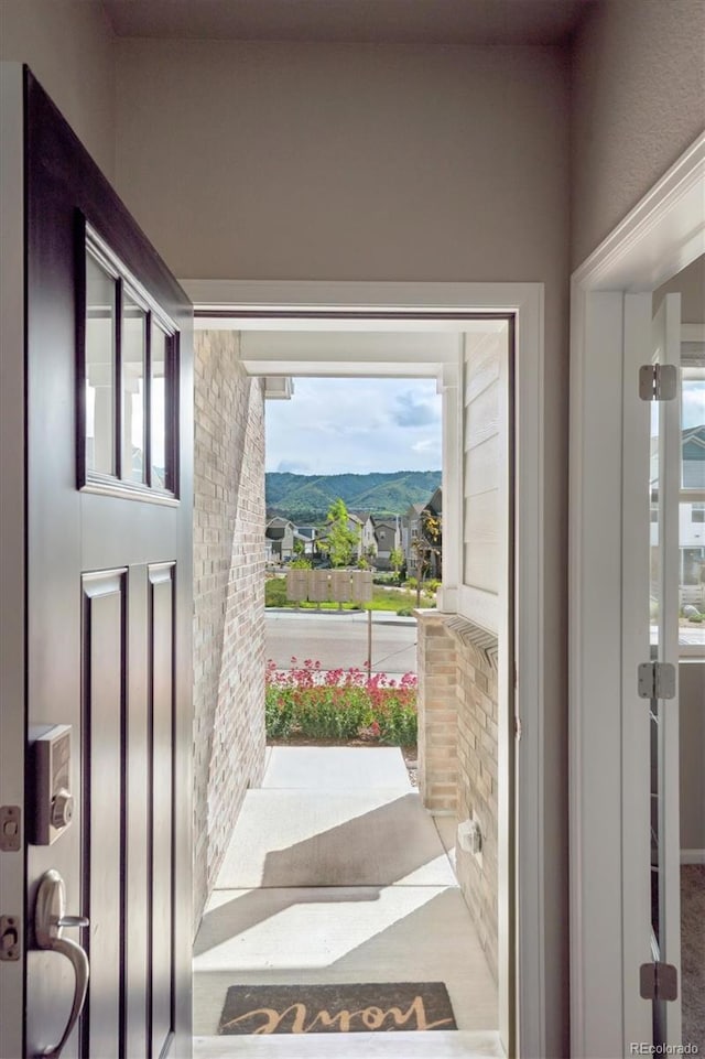 9807 Rosalee Peak St, Littleton, CO 80125 - entrance foyer featuring a mountain view