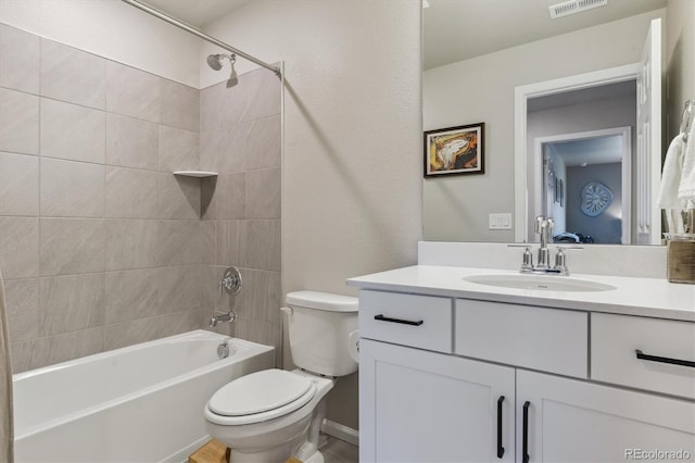 9807 Rosalee Peak St, Littleton, CO 80125 - full bath with toilet, vanity, and shower / bath combination