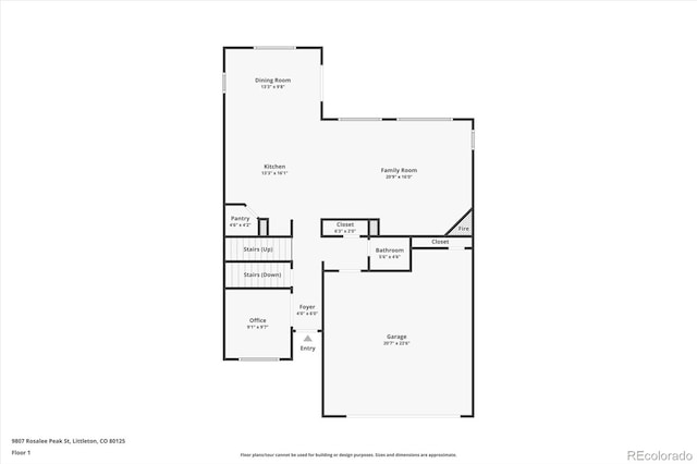 9807 Rosalee Peak St, Littleton, CO 80125 - room layout