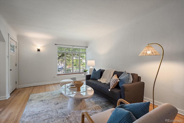 1439 Dexter St, Denver, CO 80220 - living room featuring wood finished floors and baseboards