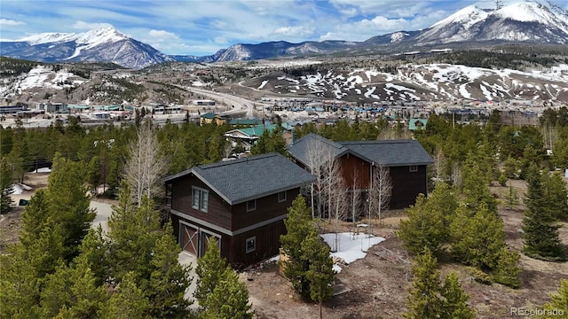 77 B Rd, Silverthorne, CO 80498 - view from above of property featuring a mountainous background