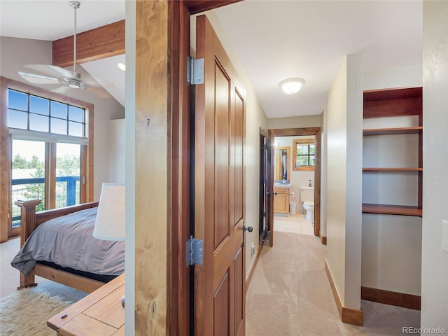 77 B Rd, Silverthorne, CO 80498 - hallway with baseboards and light colored carpet