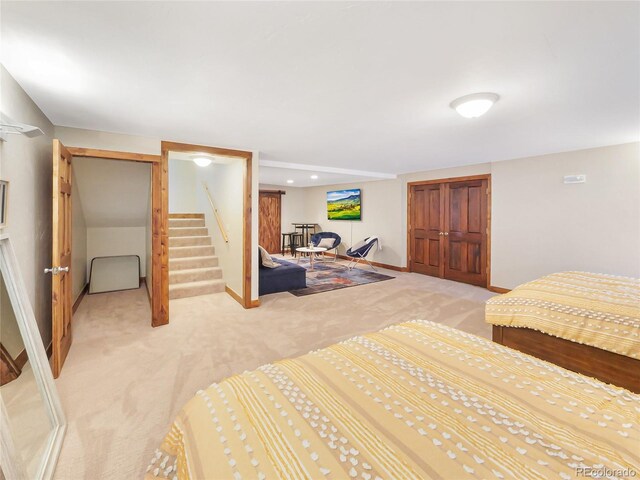 77 B Rd, Silverthorne, CO 80498 - bedroom with light carpet, baseboards, and recessed lighting