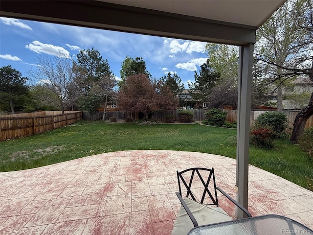 8182 Sweet Water Rd, Lone Tree, CO 80124 - view of patio / terrace featuring a fenced backyard