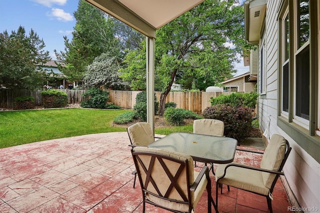 8182 Sweet Water Rd, Lone Tree, CO 80124 - view of patio / terrace with outdoor dining area