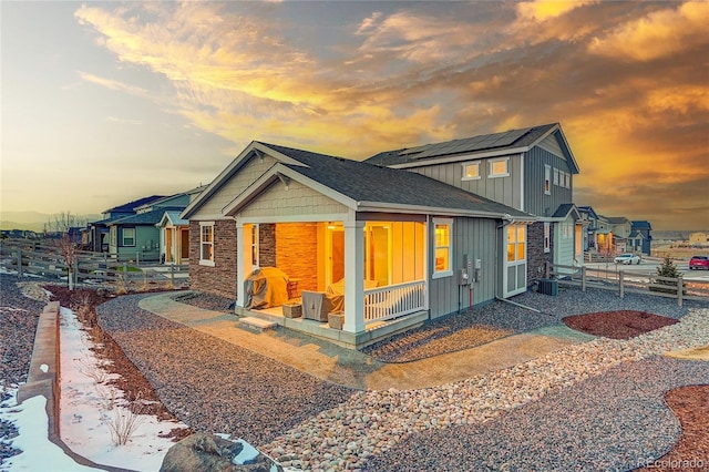 view of front of home