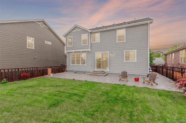 3168 Raintree Ln, Dacono, CO 80514 - back of house featuring a patio and entry steps