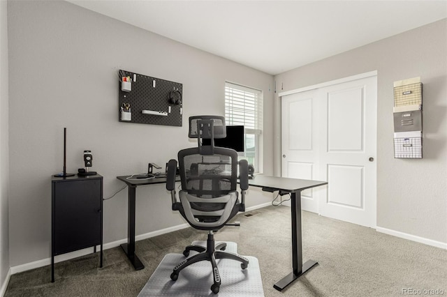 3168 Raintree Ln, Dacono, CO 80514 - carpeted home office with baseboards