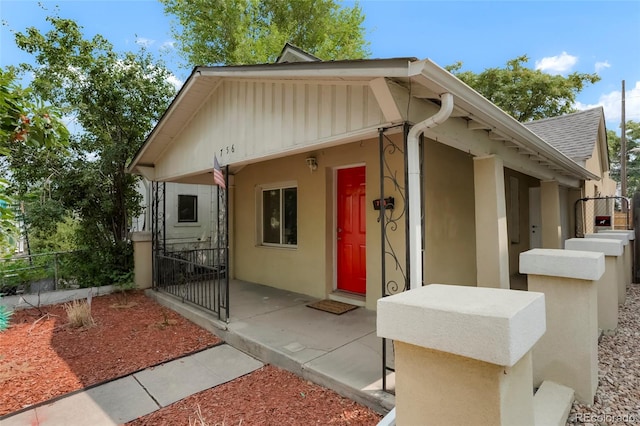 view of front of home with a porch