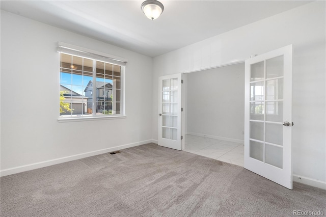 6387 Agave Ave, Castle Rock, CO 80108 - unfurnished room with french doors and carpet floors