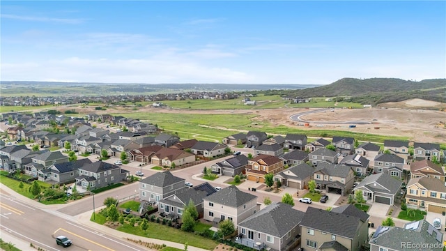 6387 Agave Ave, Castle Rock, CO 80108 - aerial view of property and surrounding area with nearby suburban area