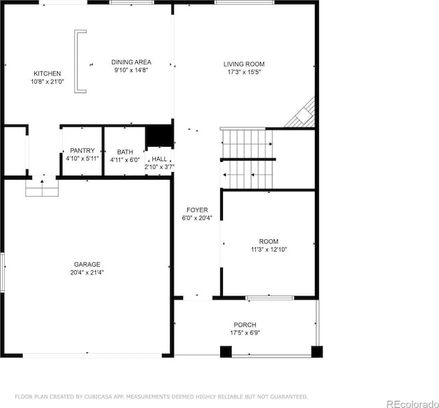 6387 Agave Ave, Castle Rock, CO 80108 - view of property floor plan