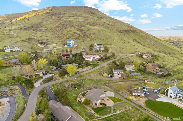 4305 Easley Rd, Golden, CO 80403 - birds eye view of property featuring a mountain view
