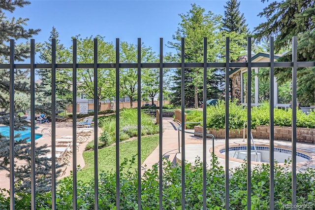 gate featuring fence