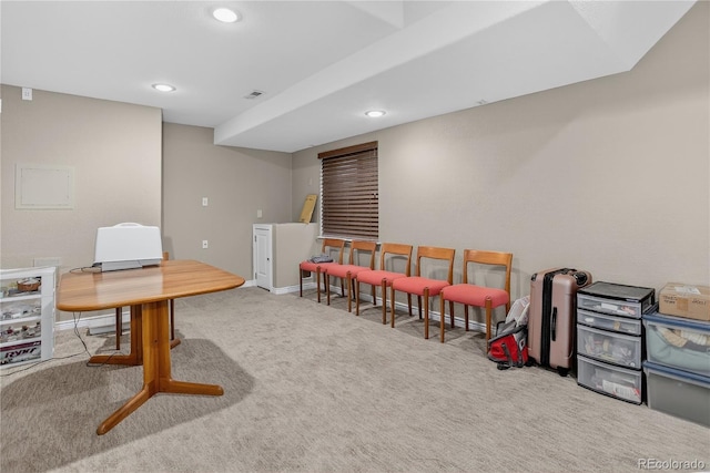 18153 E Amherst Dr, Aurora, CO 80013 - recreation room with carpet and recessed lighting