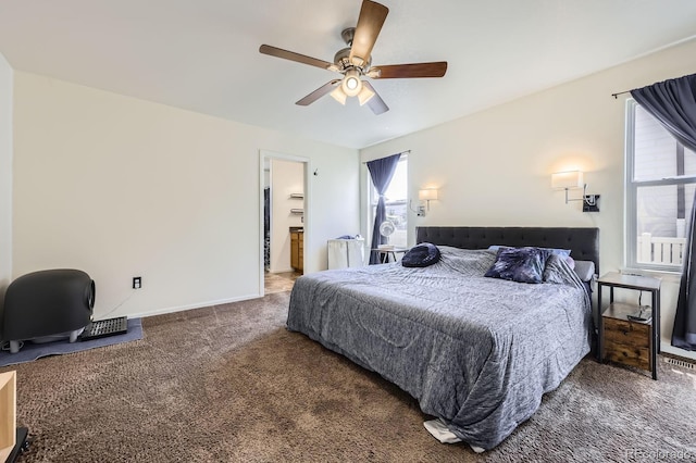 5770 Waverley Ave, Firestone, CO 80504 - bedroom featuring carpet floors and ceiling fan