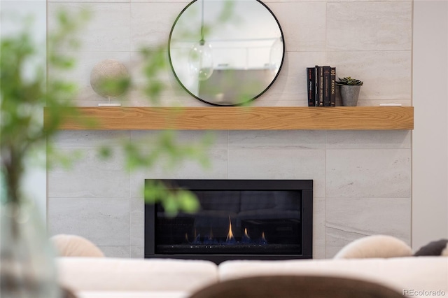 3149 W 35th Ave, Denver, CO 80211 - detailed view of a tiled fireplace