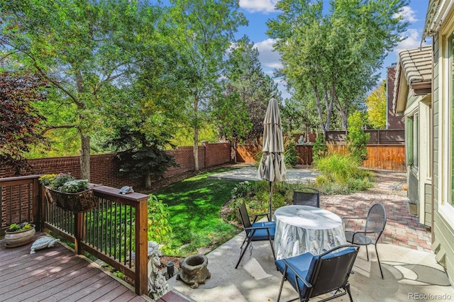 view of patio