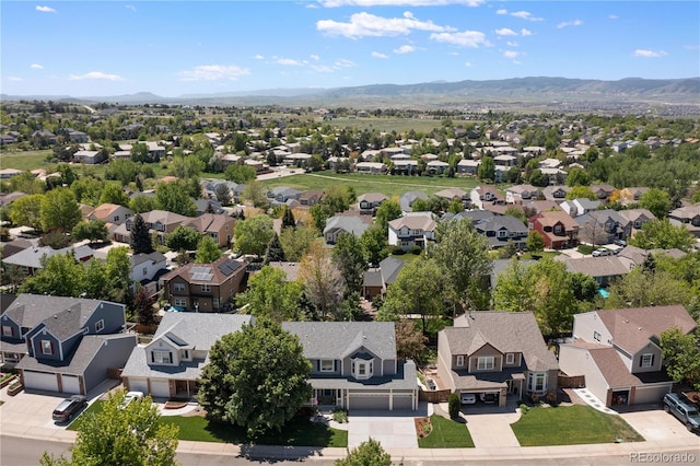 1774 Spring Water Pl, Highlands Ranch, CO 80129 - aerial view of residential area featuring mountains