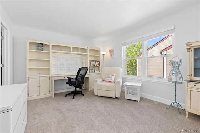 1774 Spring Water Pl, Highlands Ranch, CO 80129 - home office with light colored carpet and baseboards