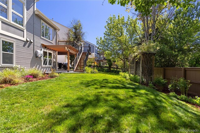 1774 Spring Water Pl, Highlands Ranch, CO 80129 - view of yard with stairs