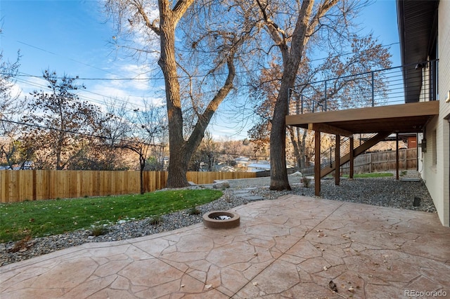 view of patio