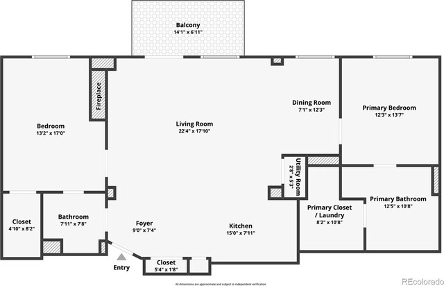 1435 Wazee St Unit 305, Denver, CO 80202 - property floor plan