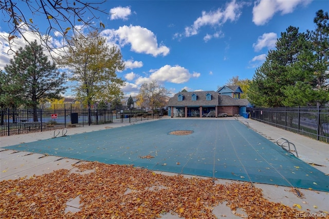 view of pool