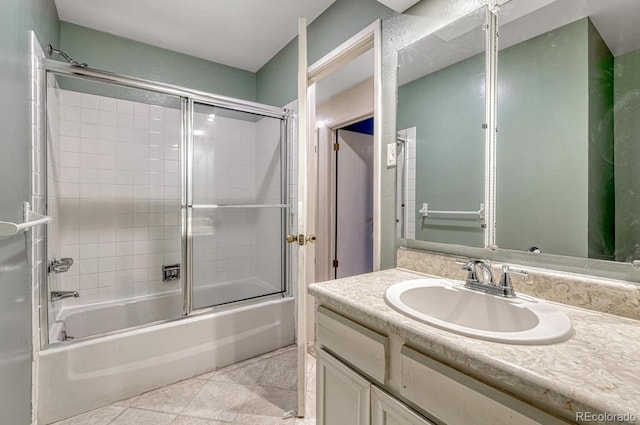 17390 E Greenwood Cir, Aurora, CO 80013 - full bath with shower / bath combination with glass door and vanity