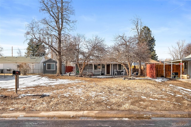 view of front of house